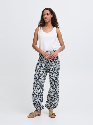 PULZ Jeans Tapered Trousers ' PZJill ' in Blue