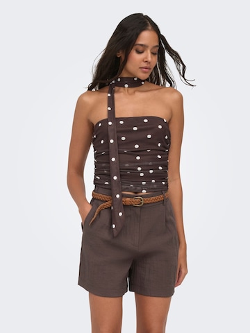 Haut 'JDYElsa' JDY en marron : devant