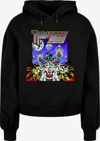 Merchcode Sweatshirt 'Thin Lizzy - Vagabonds Of The Western World' in Zwart: voorkant