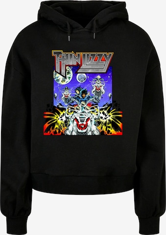 Merchcode Sweatshirt 'Thin Lizzy - Vagabonds Of The Western World' in Zwart: voorkant