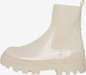VERO MODA Chelsea Boots 'Millo' in Beige: front