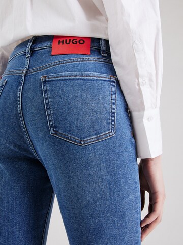 HUGO Flared Jeans 'Geflare' in Blauw