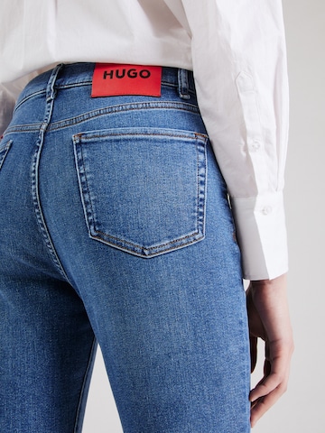 HUGO Flared Jeans 'Geflare' in Blue