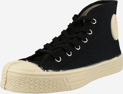 Sneaker înalt 'SUMMER' US Rubber pe crem / negru, Vizualizare produs