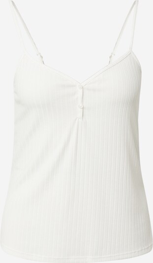Dorina Pajama shirt 'SILENCE' in White, Item view