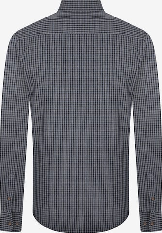 DENIM CULTURE Regular Fit Skjorte 'SEZAR' i grå