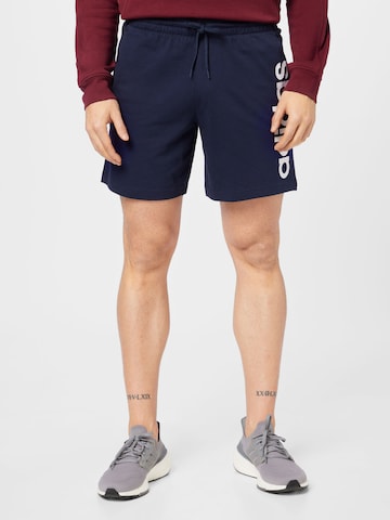 ADIDAS SPORTSWEAR Regular Sportshorts 'Essentials' in Blau: predná strana