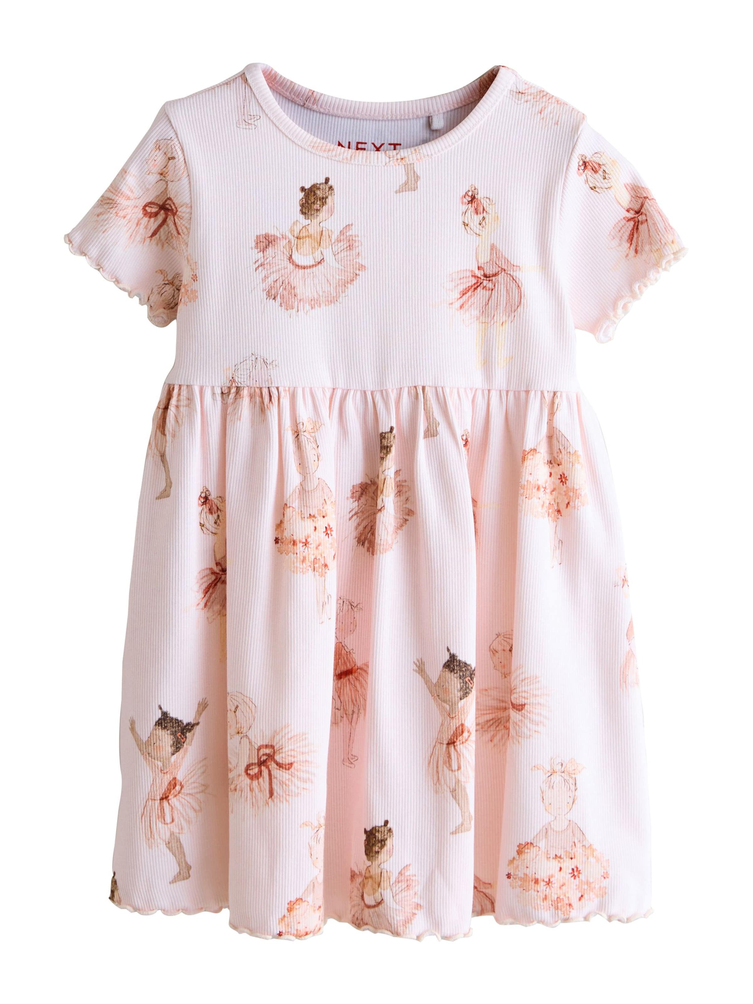 Next Платье в Ярко-розовый: спереди