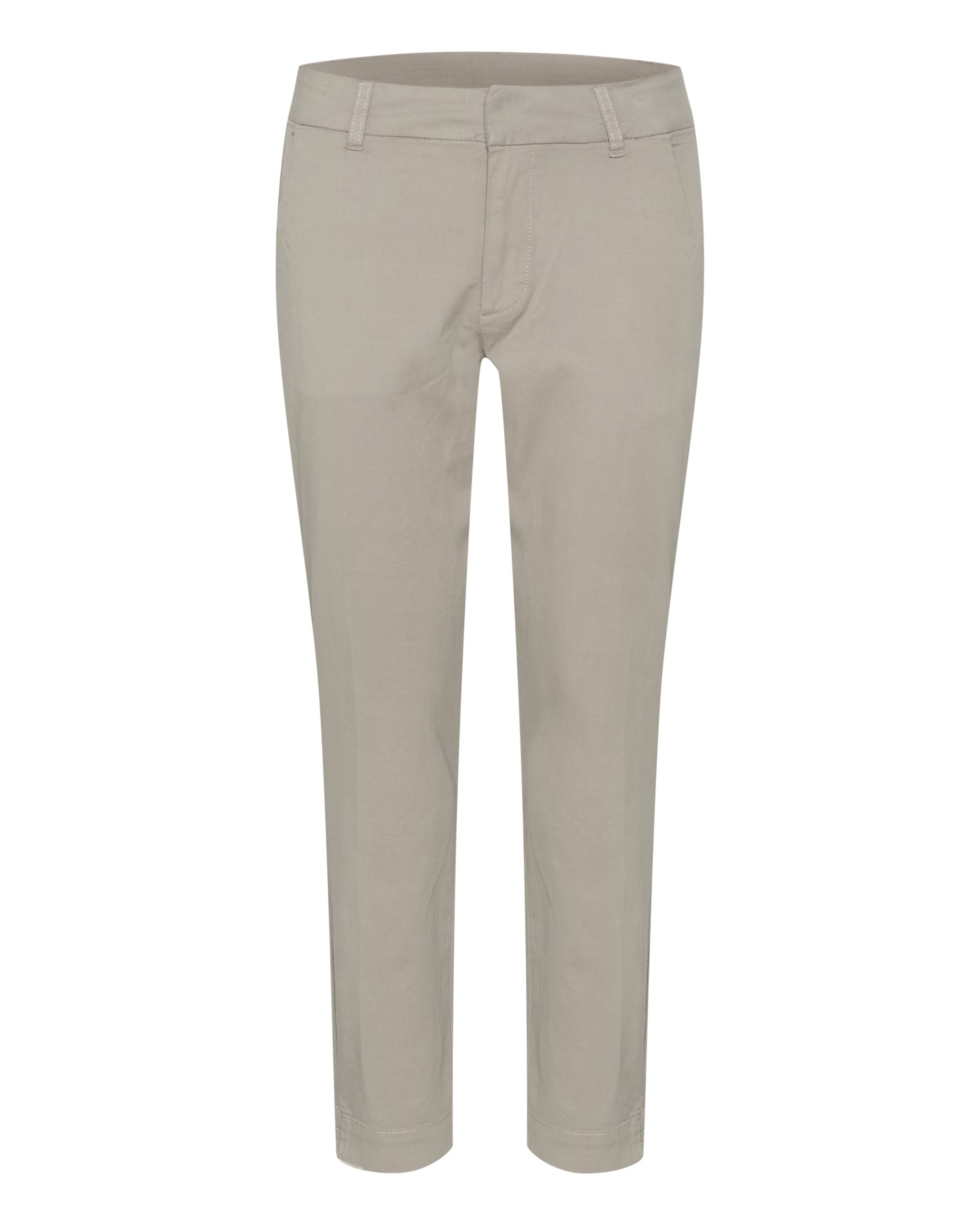 pelēks Kaffe Čino bikses 'KA Mette': no priekšpuses