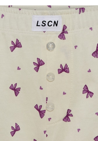 LSCN by LASCANA - Calções de pijama em bege