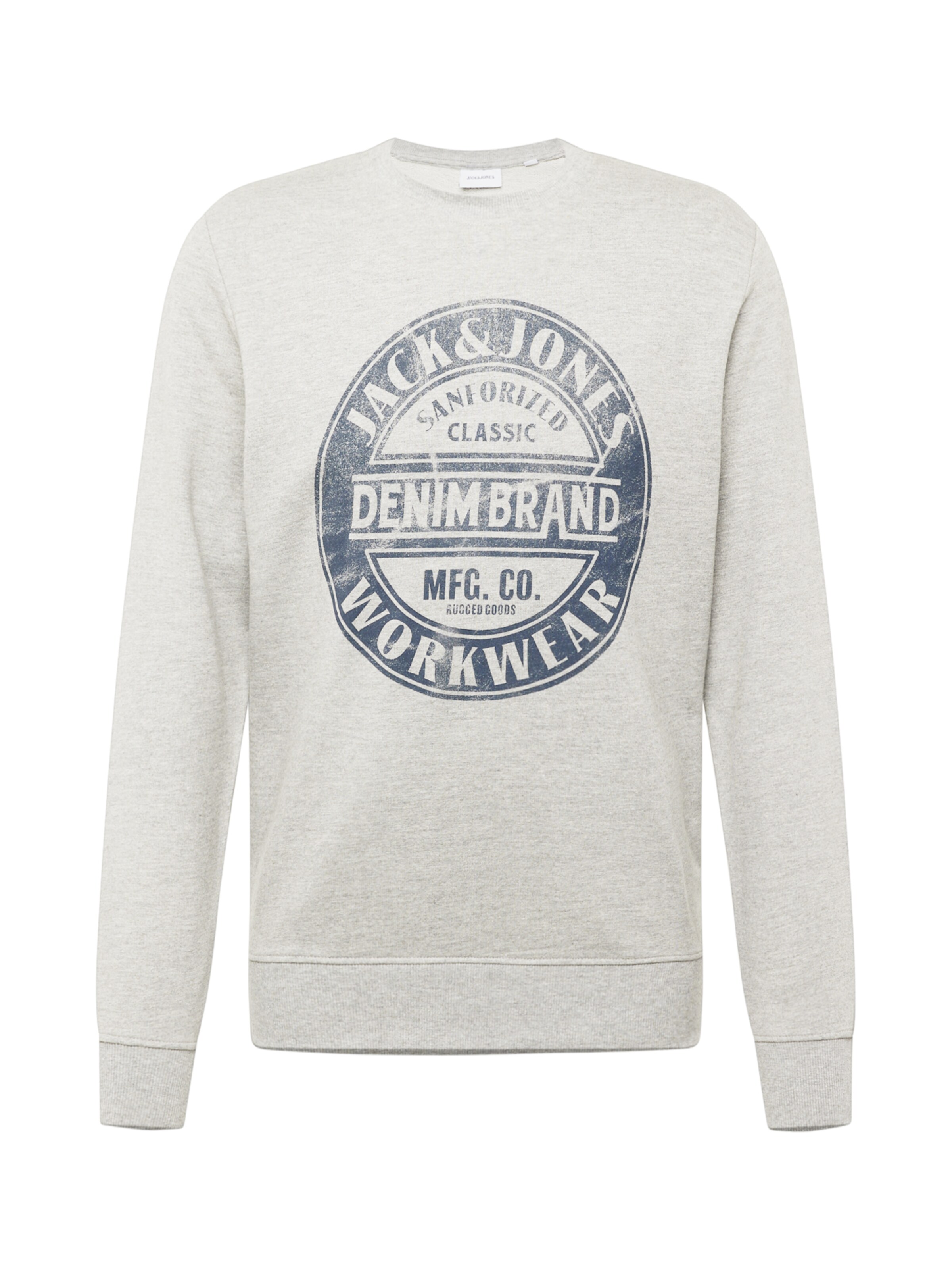 JACK & JONES Sweatshirt in Grey: front