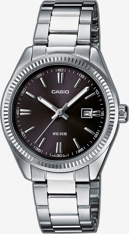 CASIO Analog Watch in Silver: front