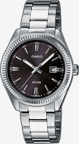 CASIO Analoguhr in Silber: predná strana