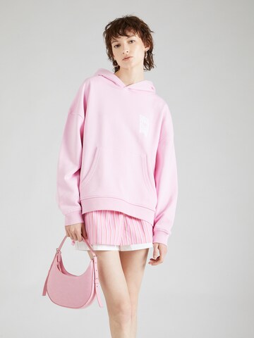 OH APRIL Свитшот 'Boyfriend Hoodie Blush Breezy' в Ярко-розовый: спереди