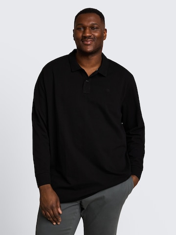T-Shirt TOM TAILOR Men + en noir : devant