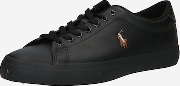 Sneaker low de la Polo Ralph Lauren pe negru: față