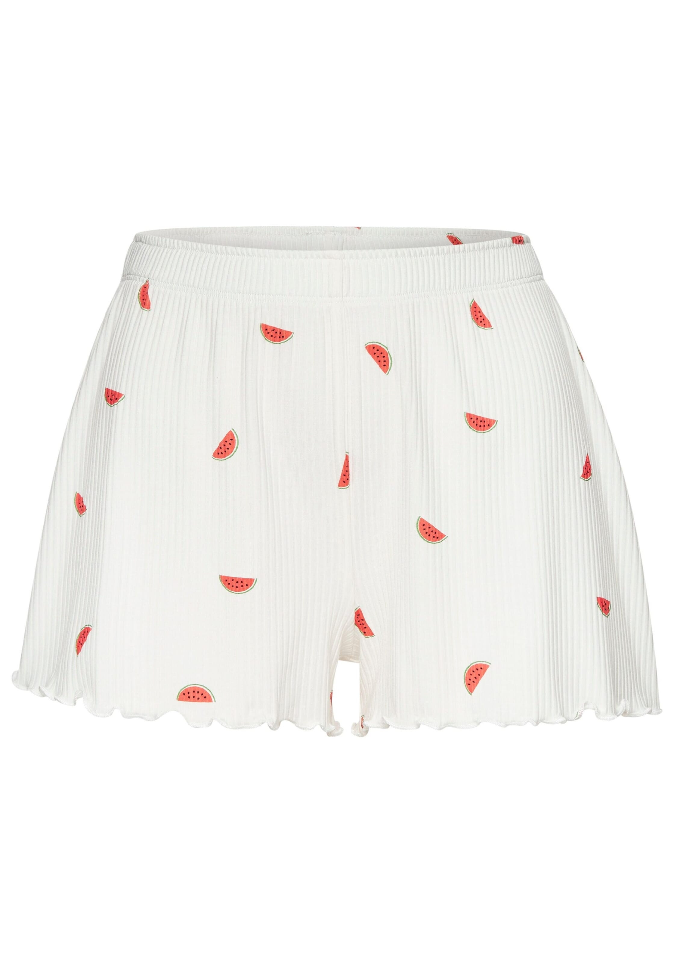 VIVANCE Kort pyjamas i vit