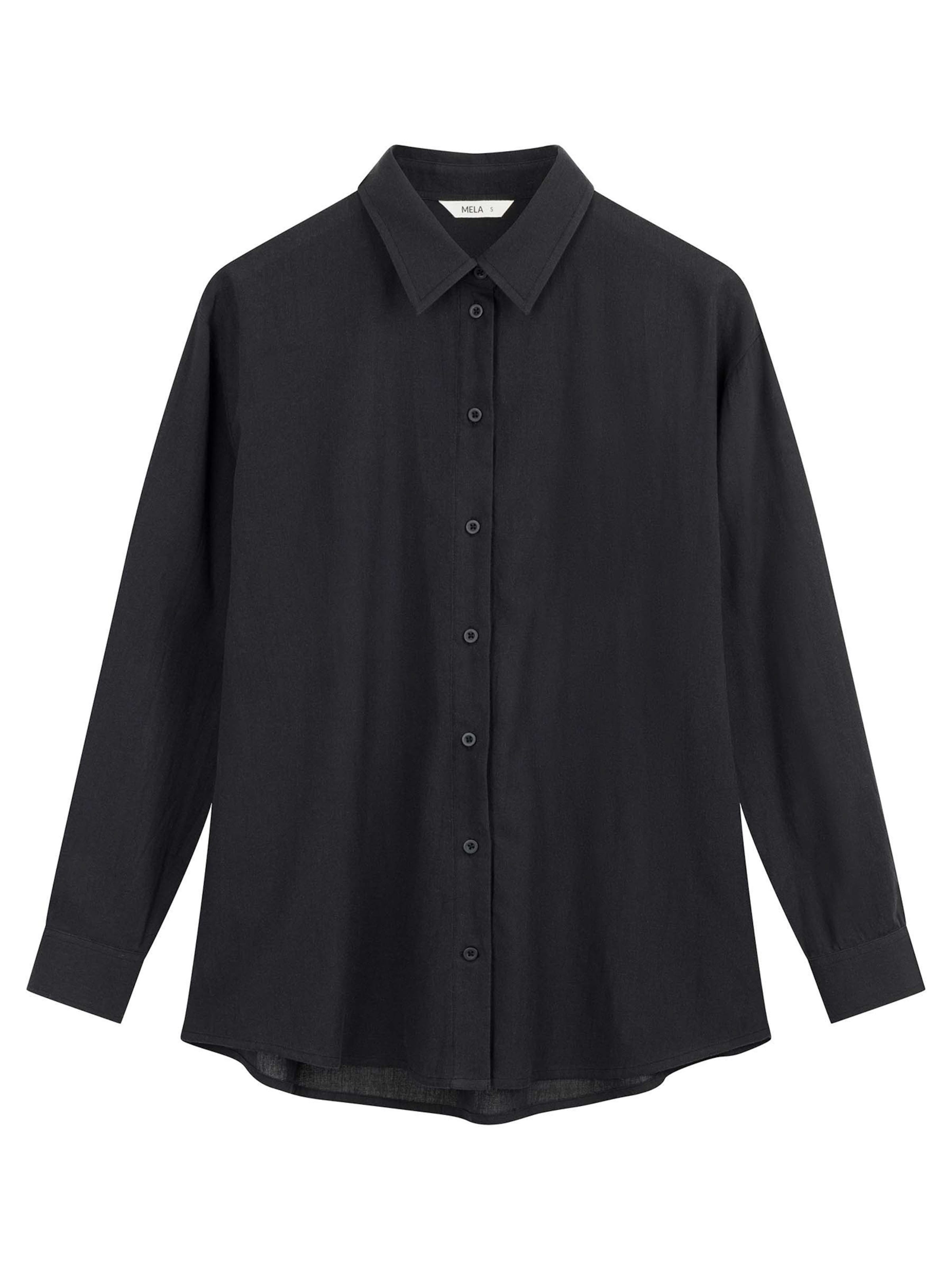 Bluză 'NAITEE' de la MELA pe negru: față