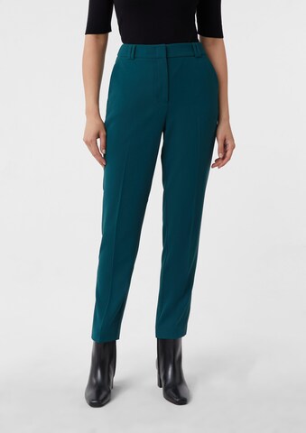 COMMA Slimfit Hose in Grün: Vorderseite