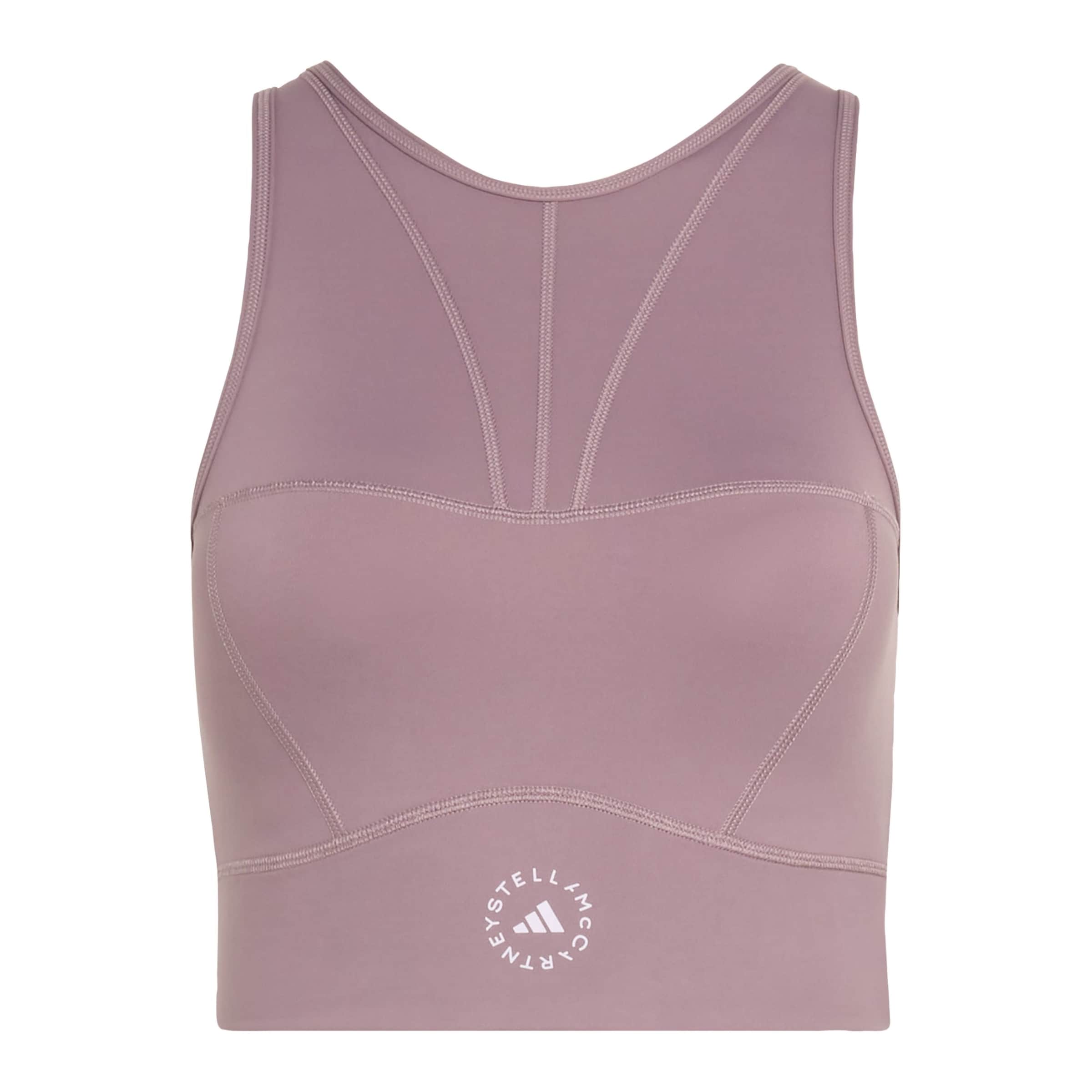 ADIDAS BY STELLA MCCARTNEY - Top deportivo en lila: frente