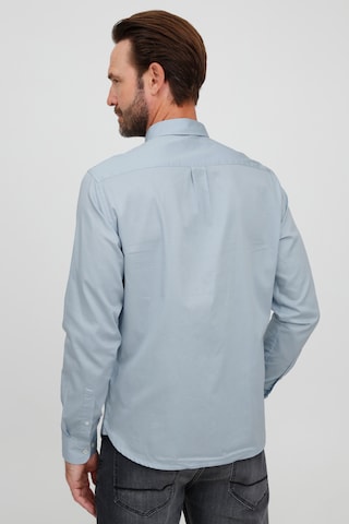FQ1924 Regular Fit Langarmhemd 'Halvar' in Blau