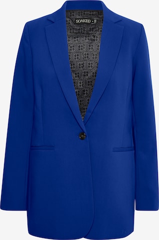 SOAKED IN LUXURY Blazer 'Corinne' in Blue: front