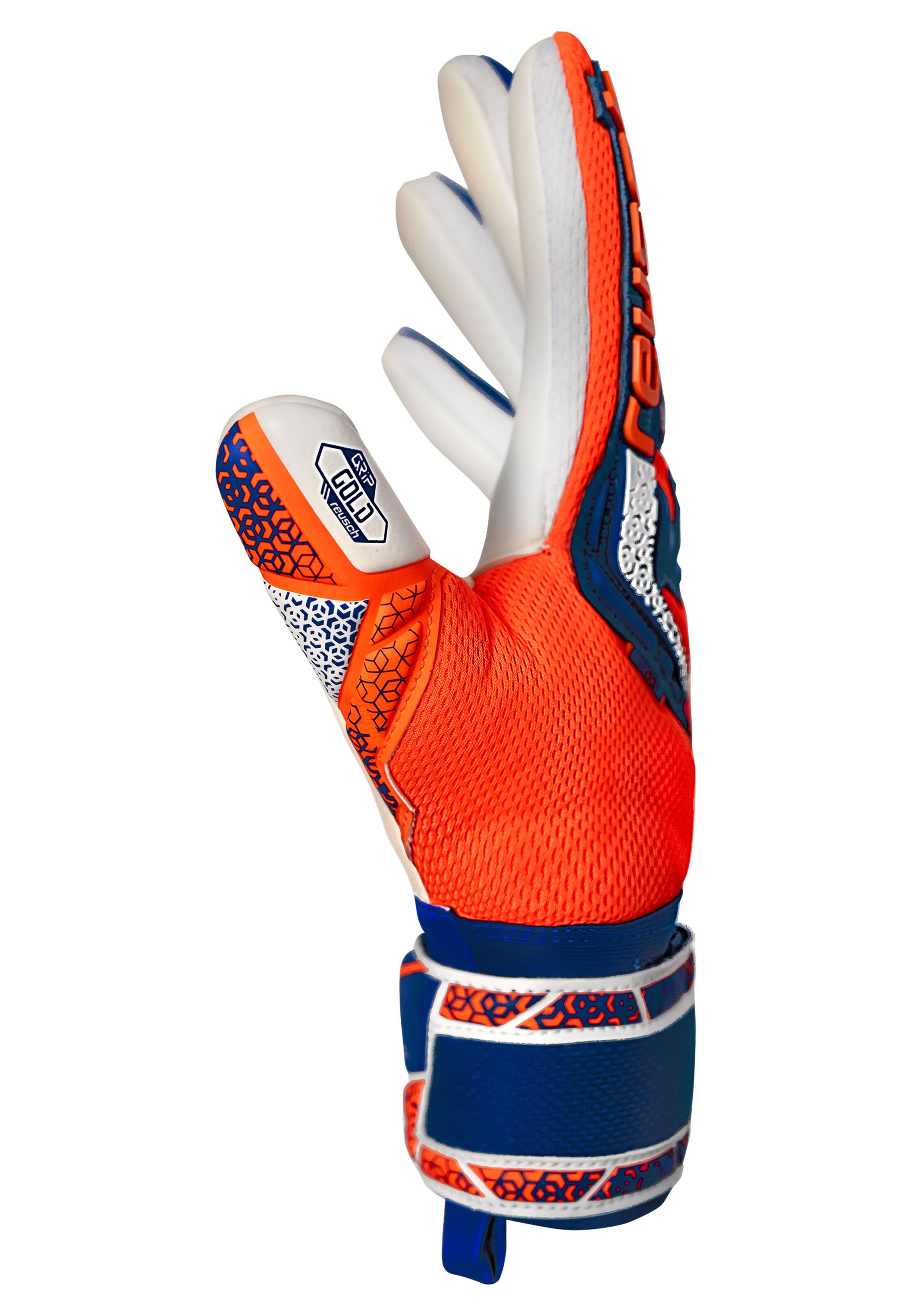 REUSCH Sports gloves 'Attrakt Freegel Gold NC' in Blue