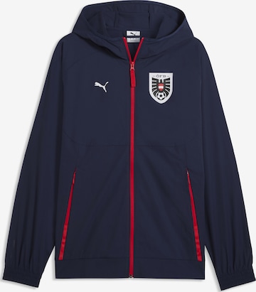 PUMA Jacke 'Österreich' in Blau: Vorderseite