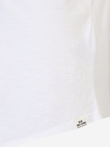 T-Shirt 'BENNE' Only & Sons Big & Tall en blanc