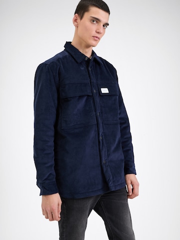 KnowledgeCotton Apparel Prehodna jakna | modra barva: sprednja stran