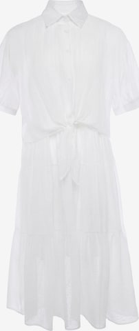 Usha - Vestido en blanco: frente