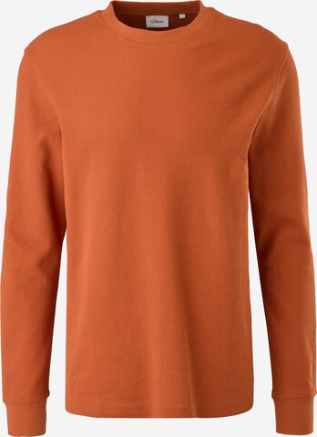 T-Shirt s.Oliver en orange : devant