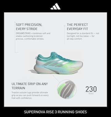 ADIDAS PERFORMANCE Jooksujalats 'Supernova Rise 3', värv hall