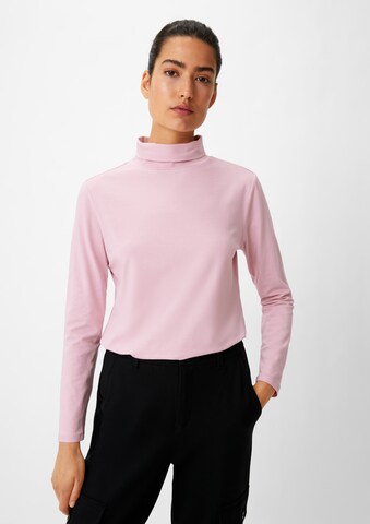 T-shirt comma casual identity en rose : devant