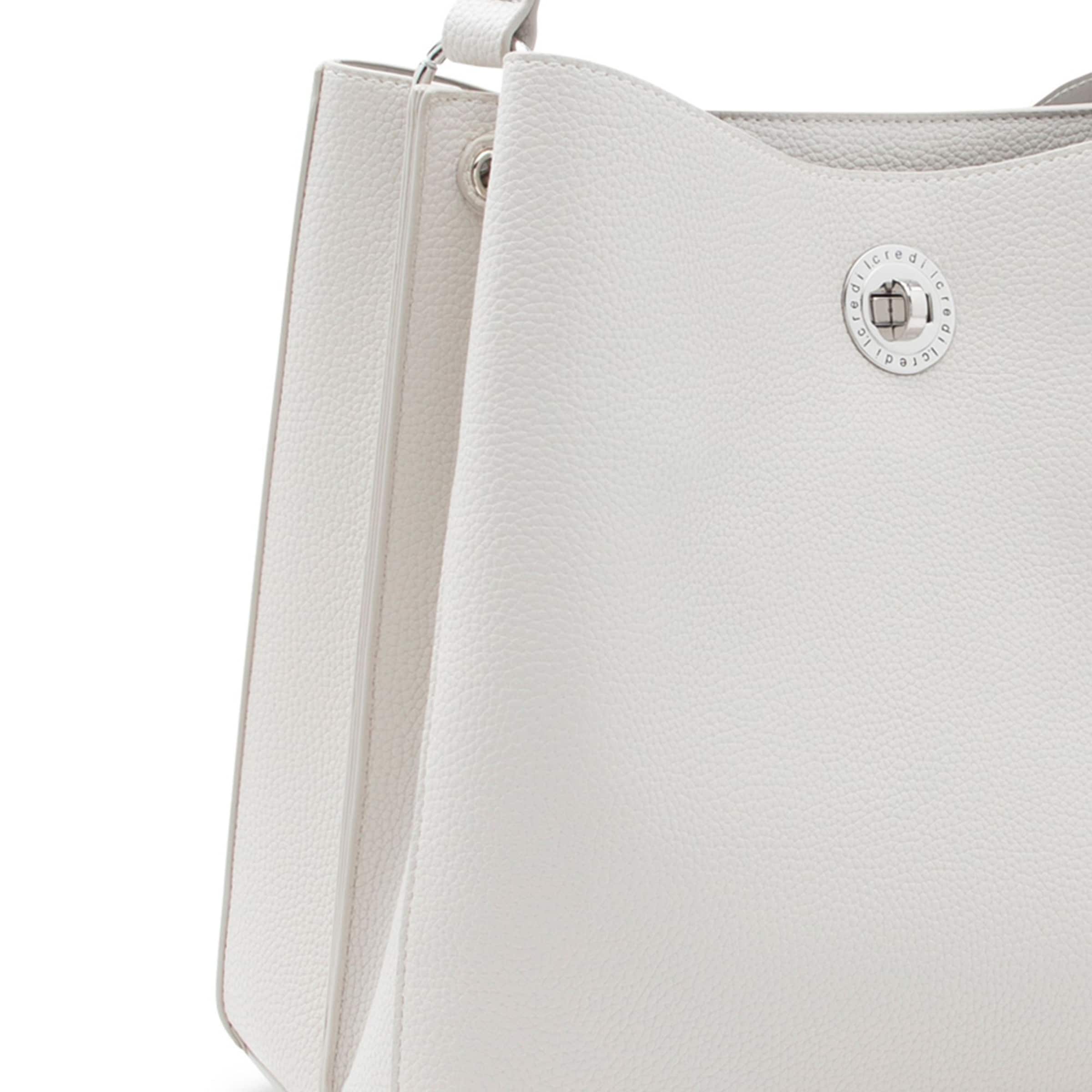 Borsa a spalla 'Rada ' di L.CREDI in bianco