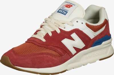 new balance Sneakers laag in de kleur Crème / Smoky blue / Oranjerood / Kersrood / Wit, Productweergave