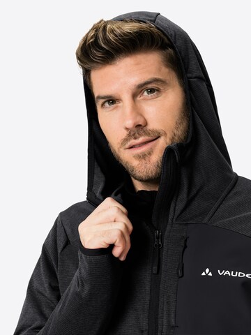 VAUDE Funktionele fleece-jas 'Monviso' in Zwart