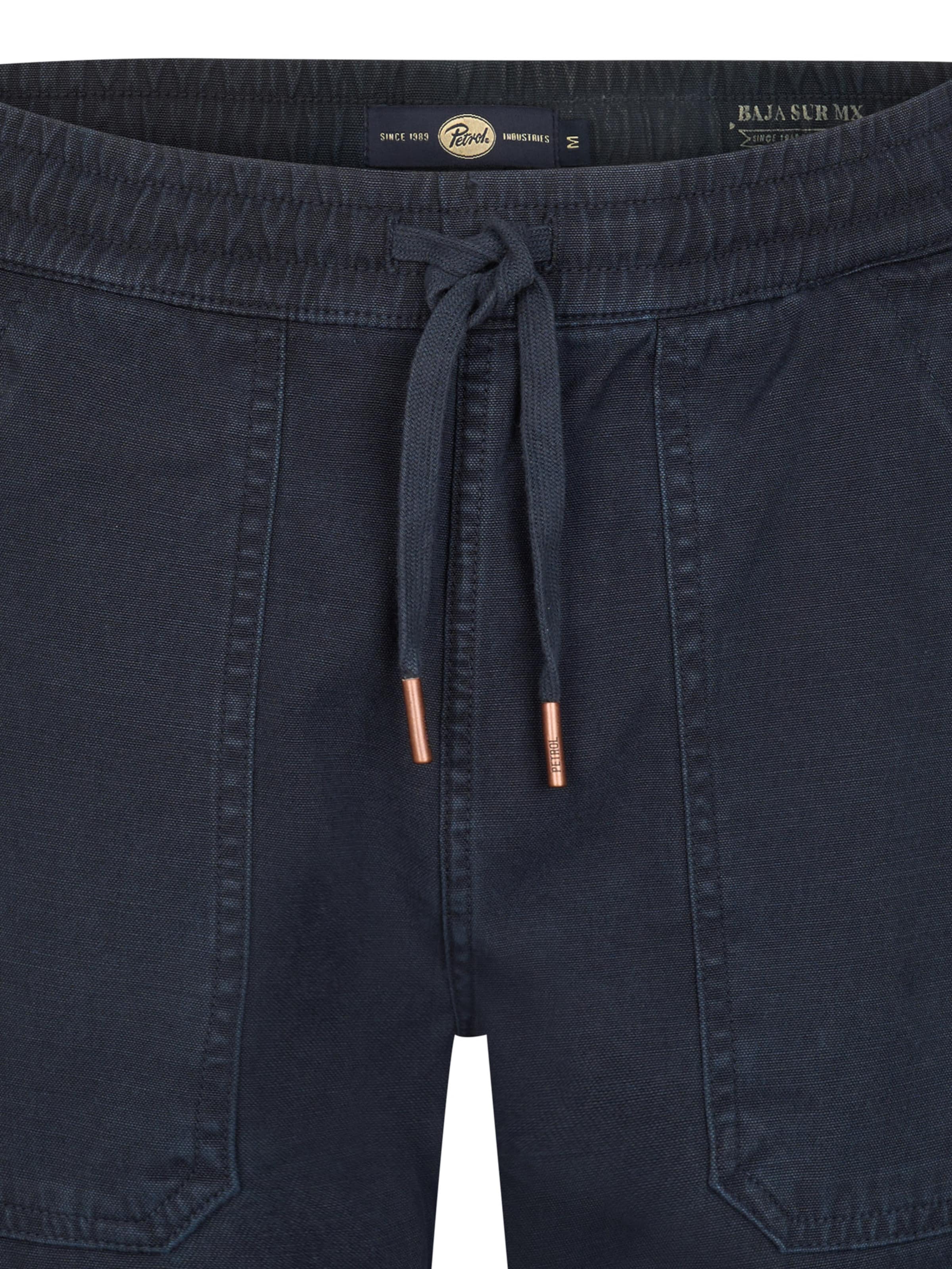 Petrol Industries - Regular Calças em azul