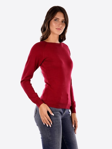 Pull-over 'Donna' Yes Zee en rouge