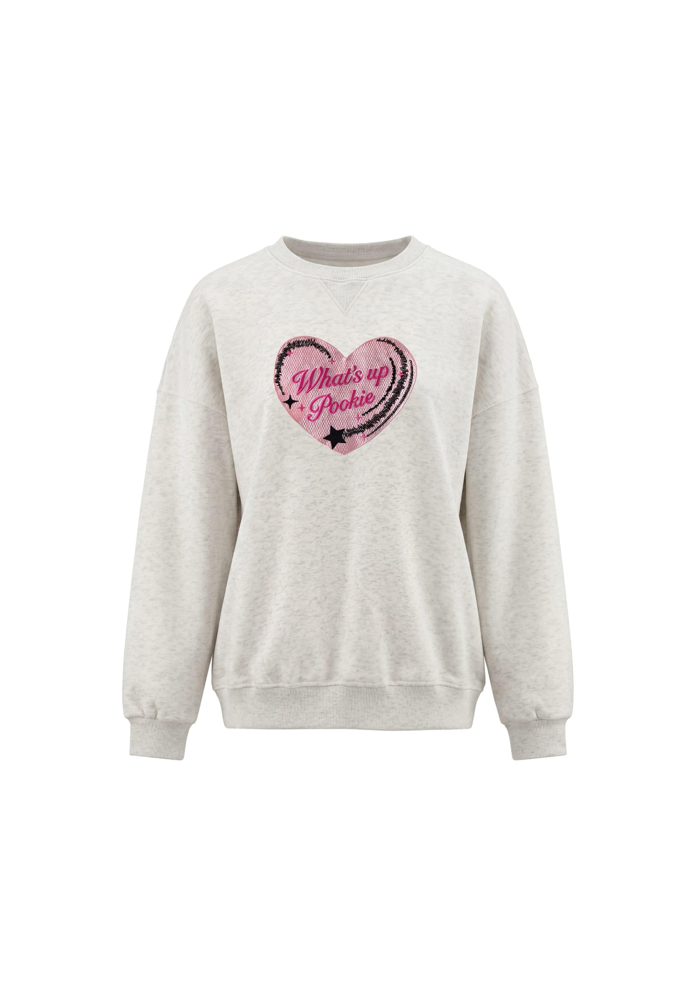 MYMO - Sudadera en blanco: frente