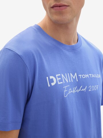 T-Shirt TOM TAILOR DENIM en bleu