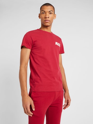 AÉROPOSTALE T-shirt 'A1987' i röd: framsida