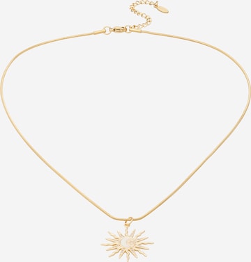 Fräulein Wunder Necklace 'Sonne' in Gold: front