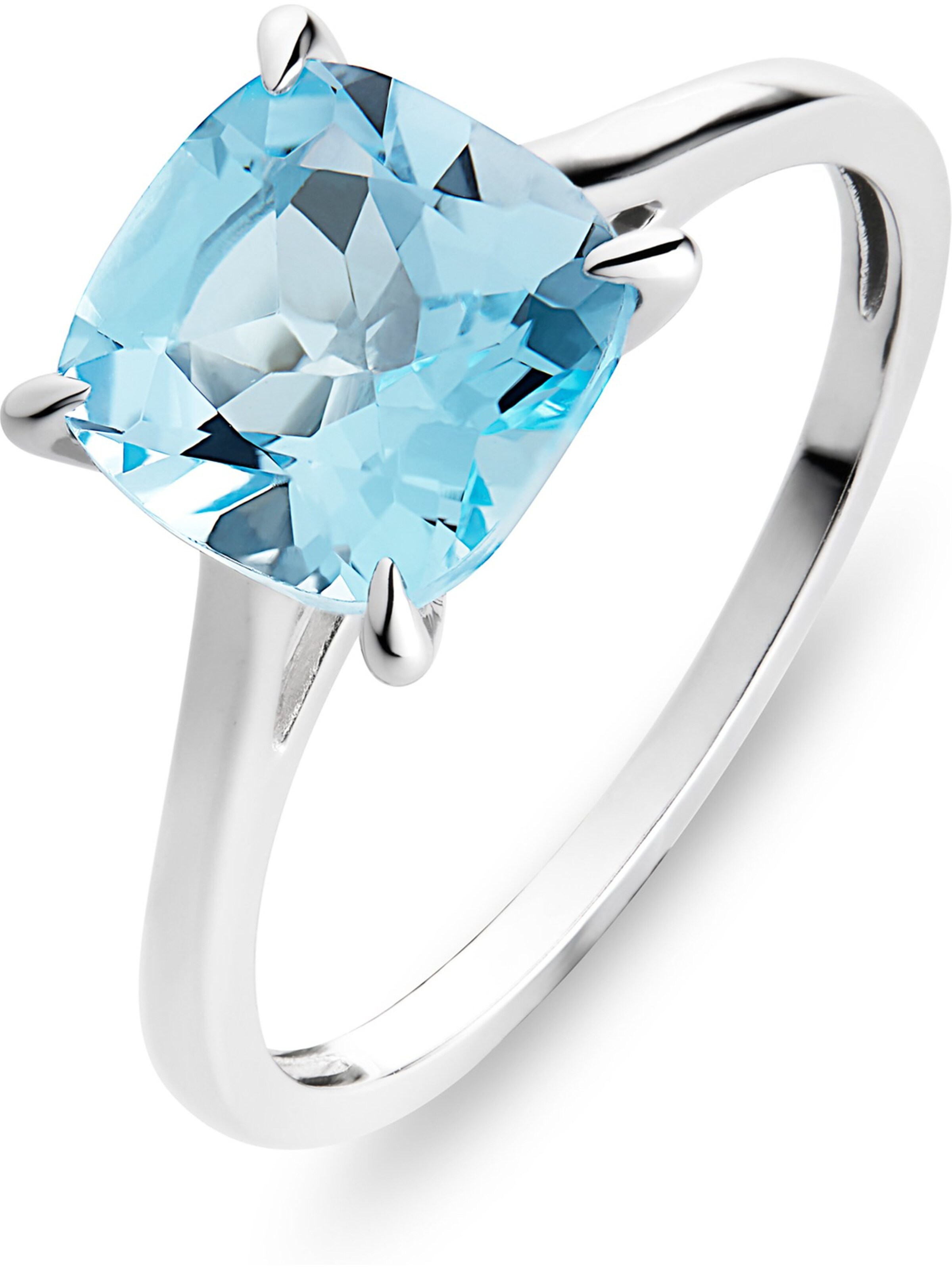 CHRIST Ring in Blau: Vorderseite