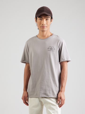 SCOTCH & SODA Majica | siva barva: sprednja stran