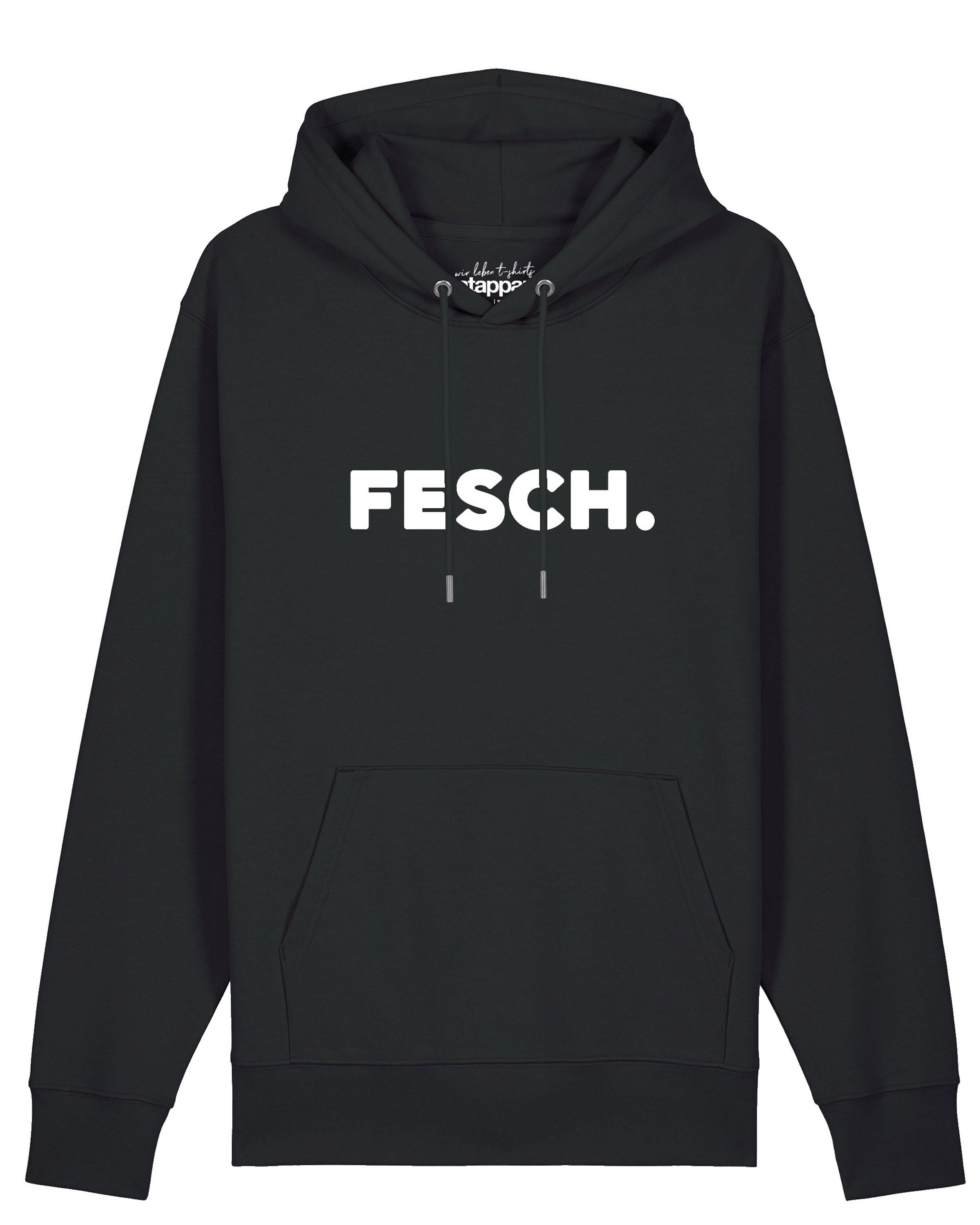 Sweat-shirt 'Fesch' Watapparel en noir : devant