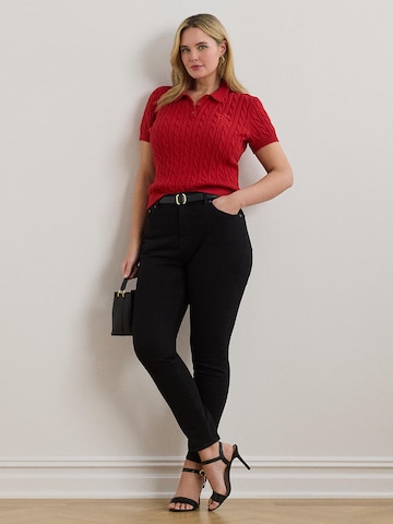 Pulover 'NATRISSA' de la Lauren Ralph Lauren Plus pe roșu