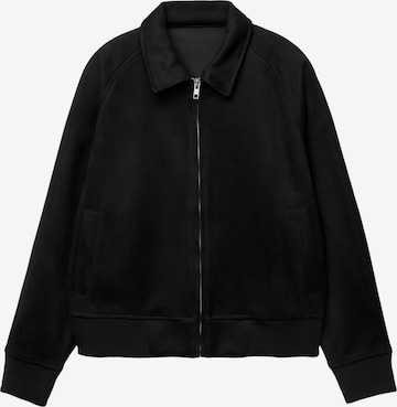 Pull&BearPrijelazna jakna - crna boja: prednji dio