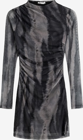 Bershka Dress in Grey: front