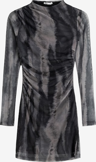Bershka Dress in Grey / Dark grey / Black, Item view